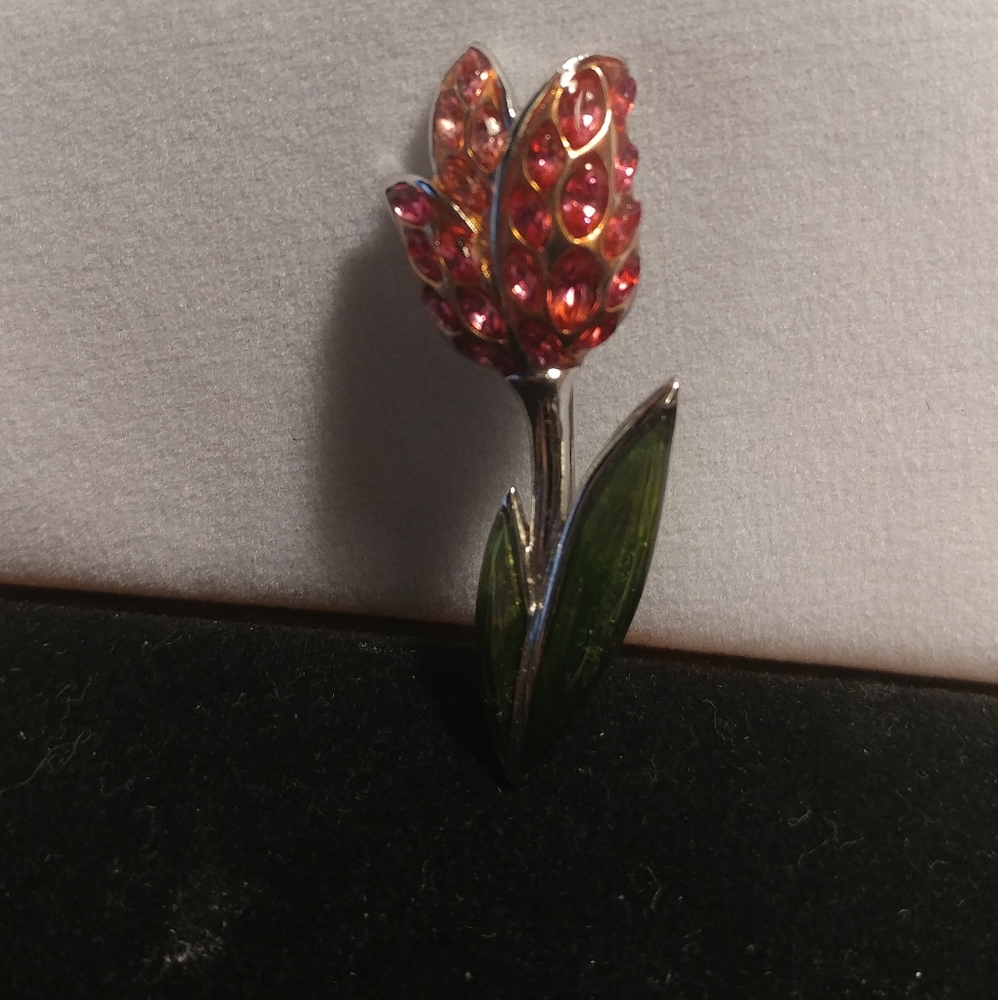 Swarovski Tulip Brooch